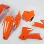 UFO Plastic kit 5-parts original KTM SX125-525 2T/4T 03-04