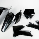 UFO Plastic kit 5-parts Black KTM SX125- 05-06