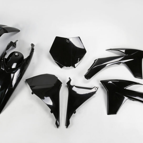 UFO Plastic kit 5-parts Black KTM SX125-525 11