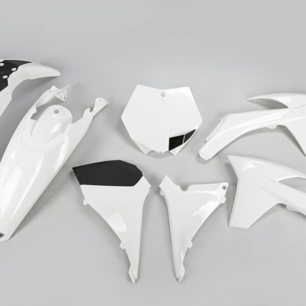 UFO Plastic kit 5-parts White KTM SXF125-525 11-12 SX 12