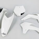 UFO Plastic kit 5-parts White 047 KTM SX85 13-17