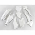 UFO Plastic kit 5-parts KTM SX85 18-24 White 047