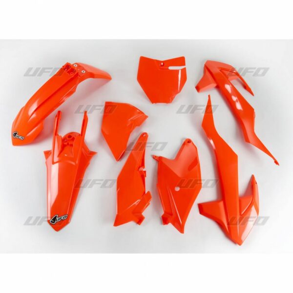 UFO Plastic kit 5-parts Fluo Orange KTM SX85 18-24