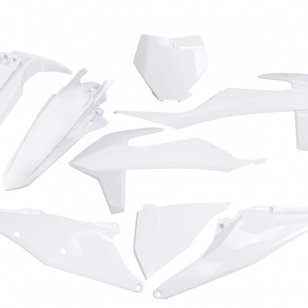 UFO Plastic kit 5-parts KTM SX/SXF125-450 19-22 White 047