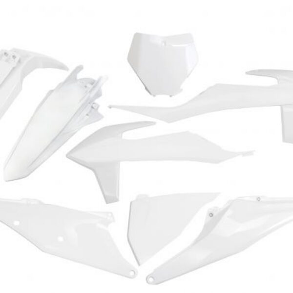 UFO Plastic kit 5-parts KTM SX/SXF125-450 19-22 White 047