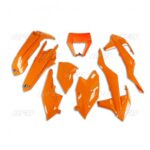 UFO Plastic kit 6-parts Orange 127 KTM EXC/EXC-F 125-450 17-19