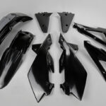 UFO Plastic kit 5-parts Black HVA TC125/250 05-07