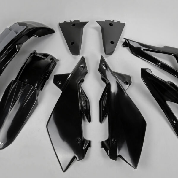 UFO Plastic kit 5-parts Black HVA TC125/250 05-07