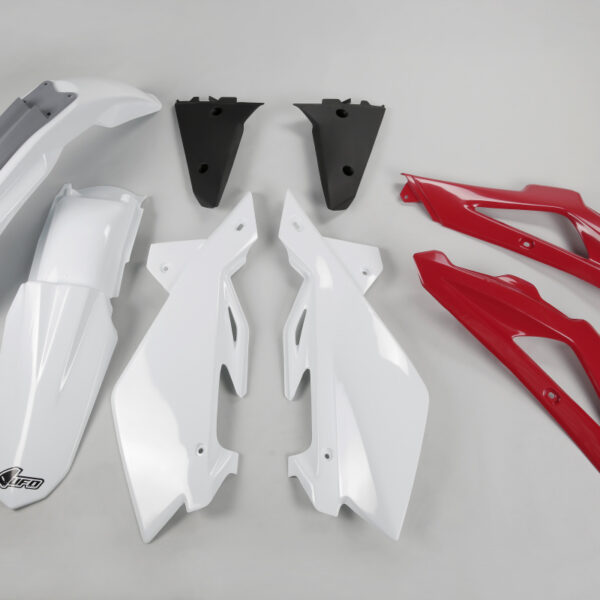 UFO Plastic kit 5-parts Red/white HVA TC125/250 05-07