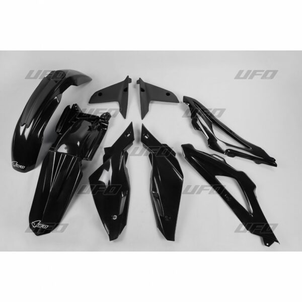 UFO Plastic kit 5-parts Black HVA 4-stroke TC 08-10 noTC250-09