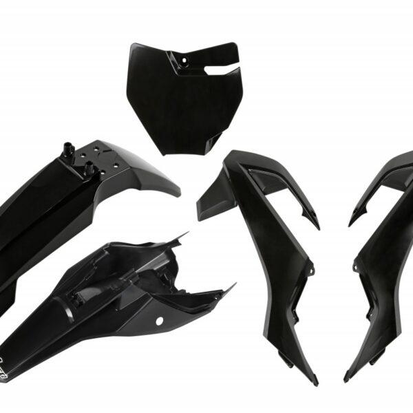 UFO Plastic kit 5-parts GasGas MC65 2021- Black 001
