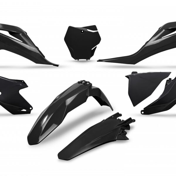 UFO Plastic kit 5-parts Black 001 GasGas MC 125-450 2021-23