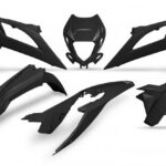 UFO Plastic kit 5-parts BETA 125-480 20-22 Black 001