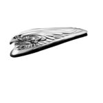 Highway Hawk eaglehead fenderornament