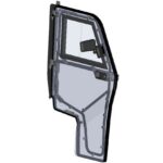 DFK Door assembly right Polaris Ranger 570 Midsize 2015-2021