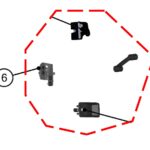 DFK Door lock and stop kit Left Polaris Ranger 570 Midsize 2022->