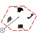 DFK Door lock and stop kit Right Polaris Ranger 570 Midsize 2022->