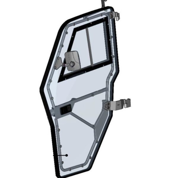 DFK Left door complete Polaris Ranger XP 1000 2018-