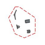 DFK Door lock and stop kit Left Premium Polaris Ranger XP 1000 + Diesel 2020->