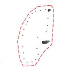 DFK Door hinges and fixing kit Right Premium Polaris Ranger XP 1000 + Diesel 202