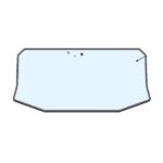 DFK Front glass with sealing Yamaha YXZ 1000