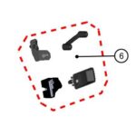 DFK Left door lock and stop kit Yamaha YXZ 1000