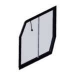 DFK Door window assembly Left Can-Am Traxter