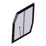 DFK Door window assembly Right Can-Am Traxter