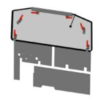 DFK Rear panel assembly Can-Am Defender/Traxter 2025