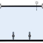 DFK Front glass assembly Can-Am Maverick Trail