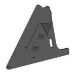 DFK Front Bottom Ledge Right Holder welded Can-Am Maverick Trail