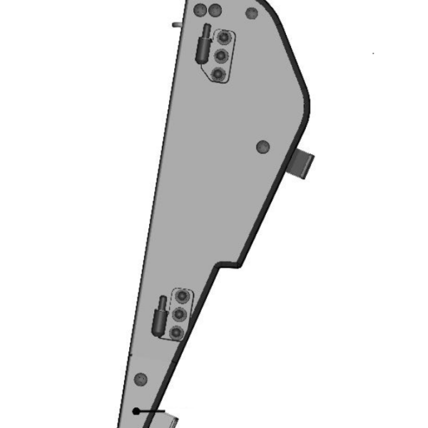 DFK Left Door base assembly Can-Am Maverick Trail