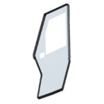 DFK Left Door glass incl seal CFMoto Zforce 550/800