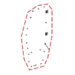 DFK Right Door Hinges and fixing kit CFMoto Zforce 550/800