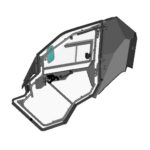 DFK Right Door assembly CFMoto Zforce 1000