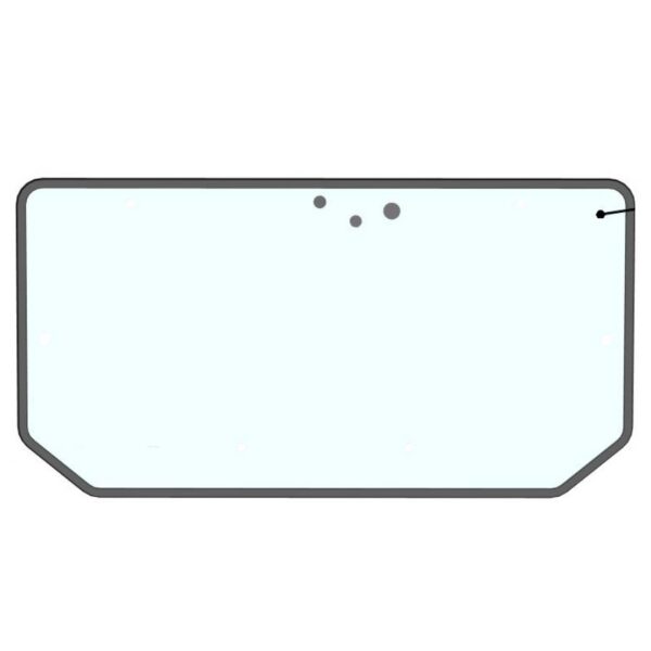DFK Front glass with sealing CFMoto Zforce 950 Sport