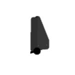 DFK Rear view mirror holder Right CFMoto Uforce 600