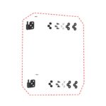 DFK Door hinge kit Right CFMoto Uforce 600