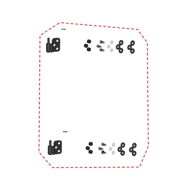 DFK Door hinge kit Right CFMoto Uforce 600