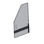 DFK Sliding window glass Segway Fugleman