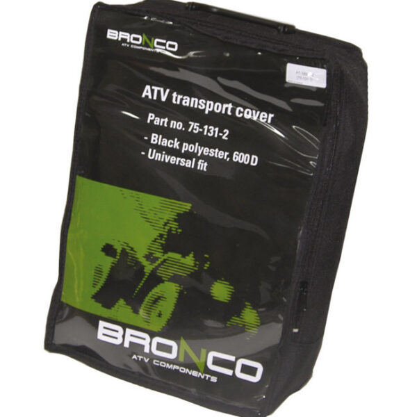 Bronco Cover XL trailerable for ATV black 600D