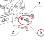 Bronco Lock pin 109mm 77-12191
