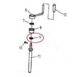 Bronco Crank bearing 51104 for flail mower 77-12490