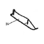 Bronco Adjustment plate Left for flail mower 77-12490