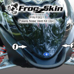 Frogzskin Polaris IQ Nose Vent Kit 2005-11 (2pc)