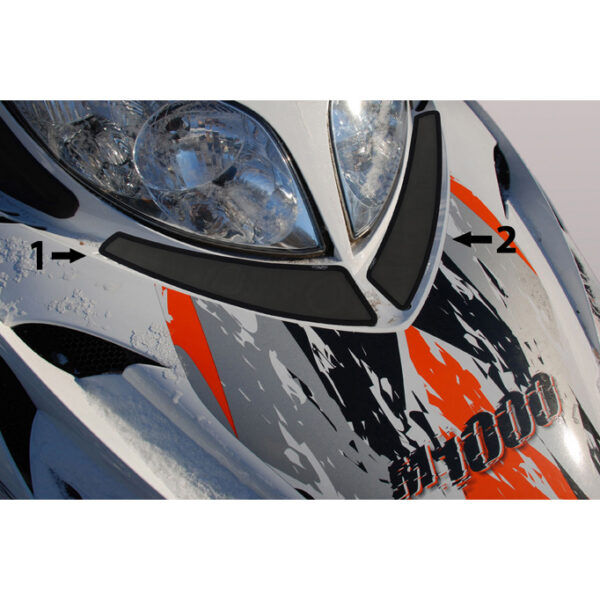 Frogzskin Arctic Cat Headlight Vent Cover (2 pc) - 05-11 M-Series 06-11 CF