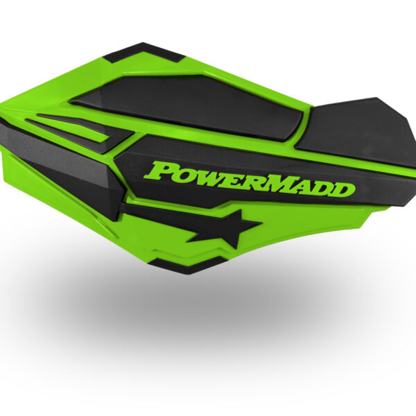 Powermadd Sentinel Handguards Kawasaki Green/Black