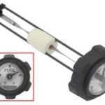 Sno-X Fuel tank cap with gauge 190mm Aktiv