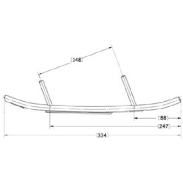 Sno-X Slasher Six Runner 6" Hardmetal