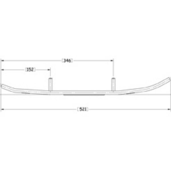 Sno-X Slasher Six Runner 6" Hardmetal
